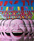 Yue Minjun the Holiday painting
